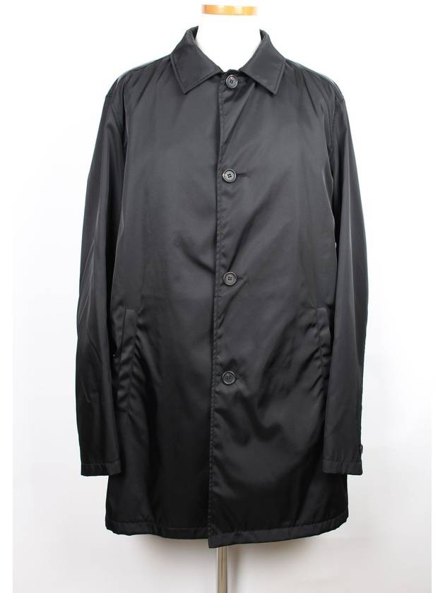 프라다 남성 나일론 트렌치 코트 52 110