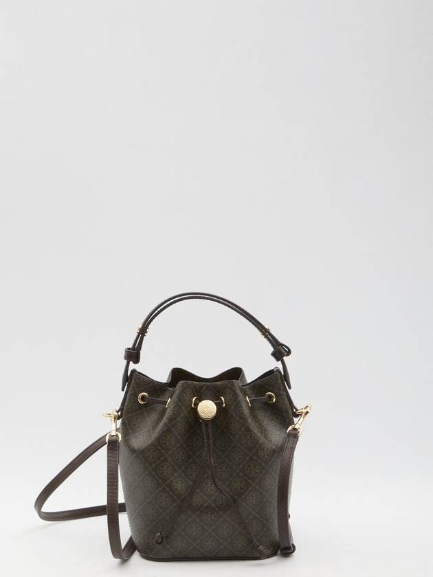 T Monogram Canvas Mini Bucket Bag