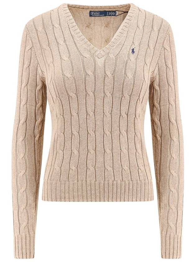 폴로 랄프 로렌 포니 자수 V넥 점퍼
