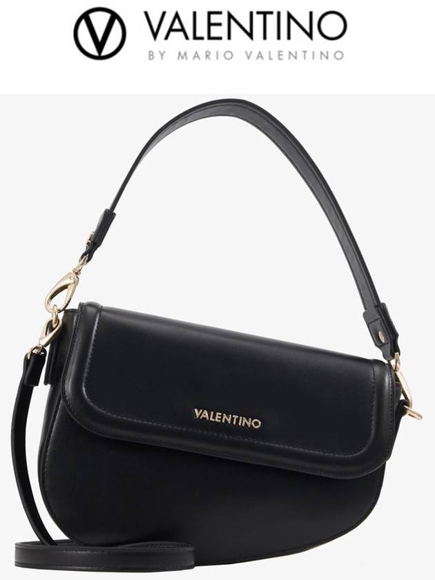 발렌티노 마리오 가방 BICORNO 비대칭 핸드백 블랙