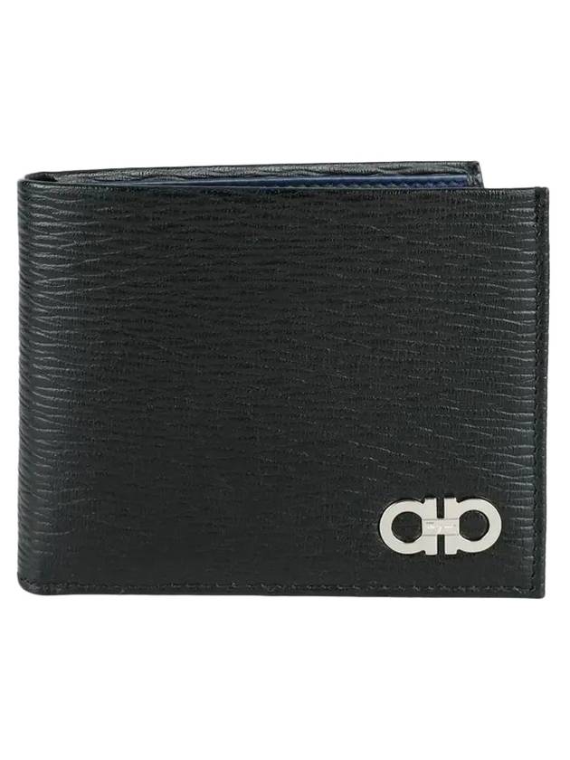 살바토레 페라가모 ID 윈도우 간치니 반지갑 블랙