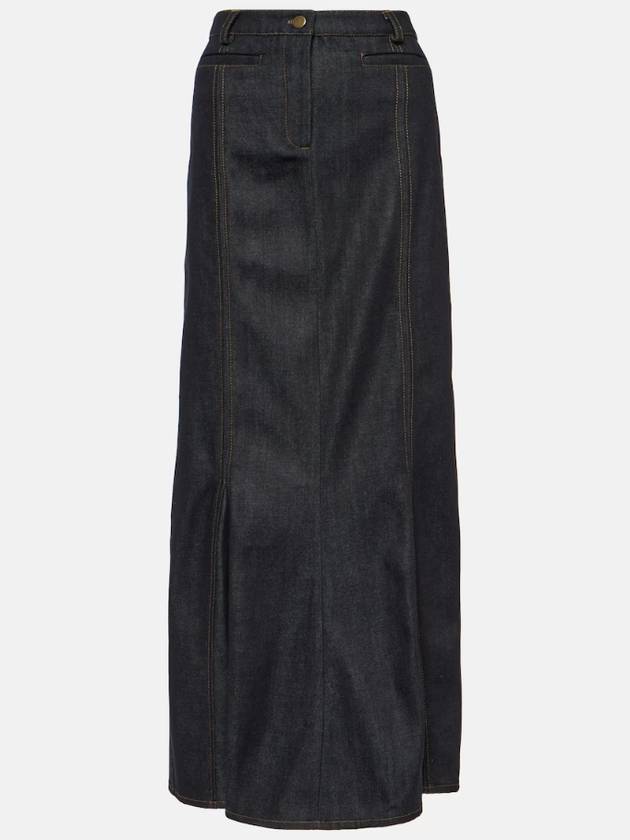 NB04 AMUSE 여성 스커트 Alis denim maxi skirt P00910866