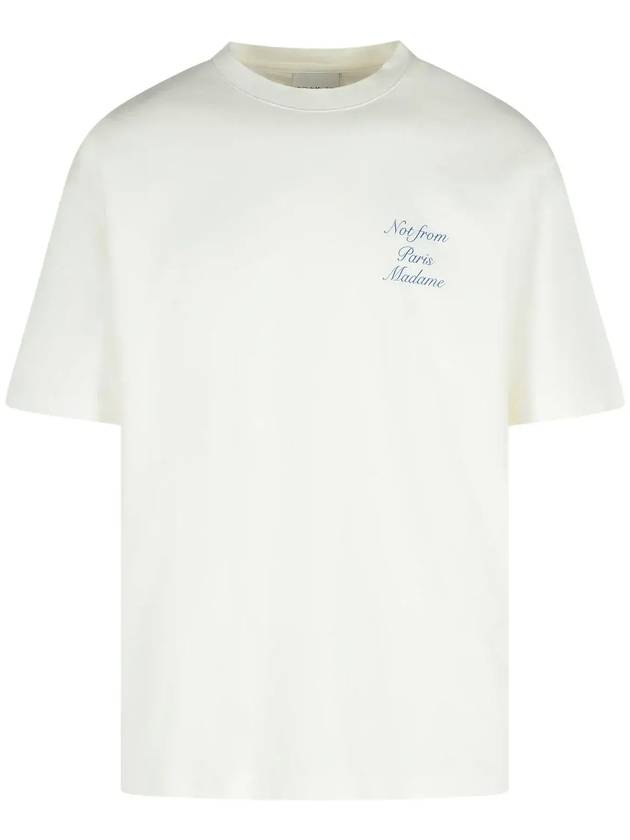 재밌는 Mr. 티셔츠 슬로건 필기체 티셔츠 GTS209CO002_OFFWHITE