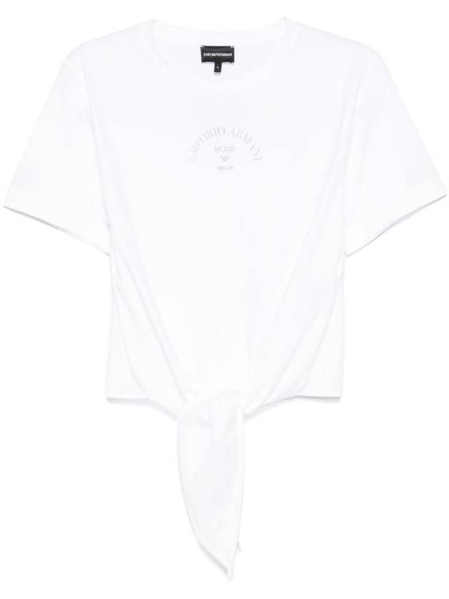 엠포리오아르마니 여성 LOGO COTTON T 셔츠 EW000894AF12567U0002