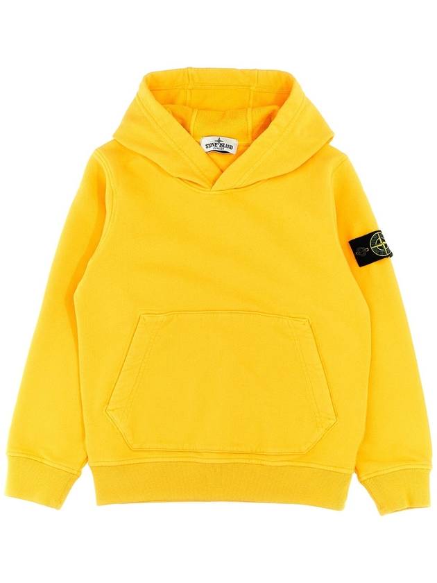 STONE ISLAND JUNIOR 로고 패치 후디 811661620V0030