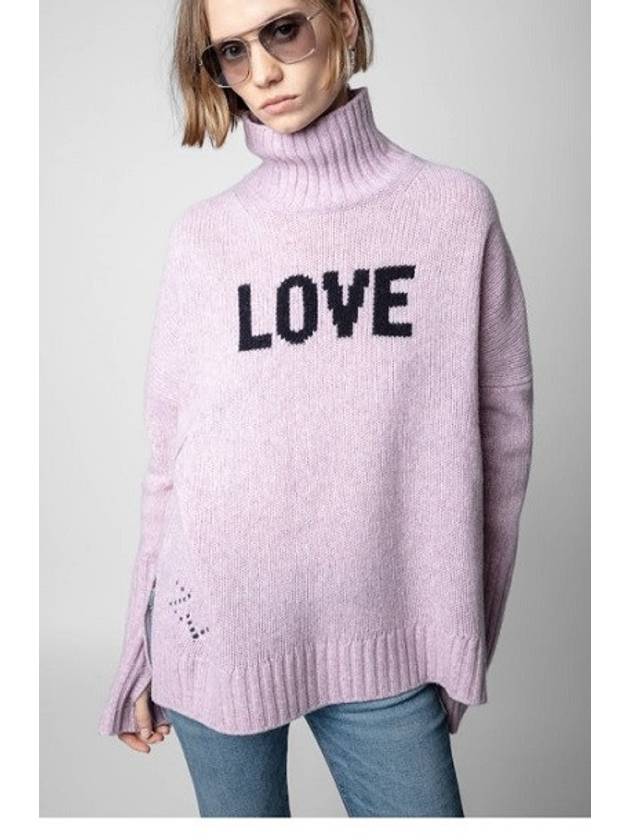 쟈딕앤볼테르 Alma We 러브 울 터틀넥 니트