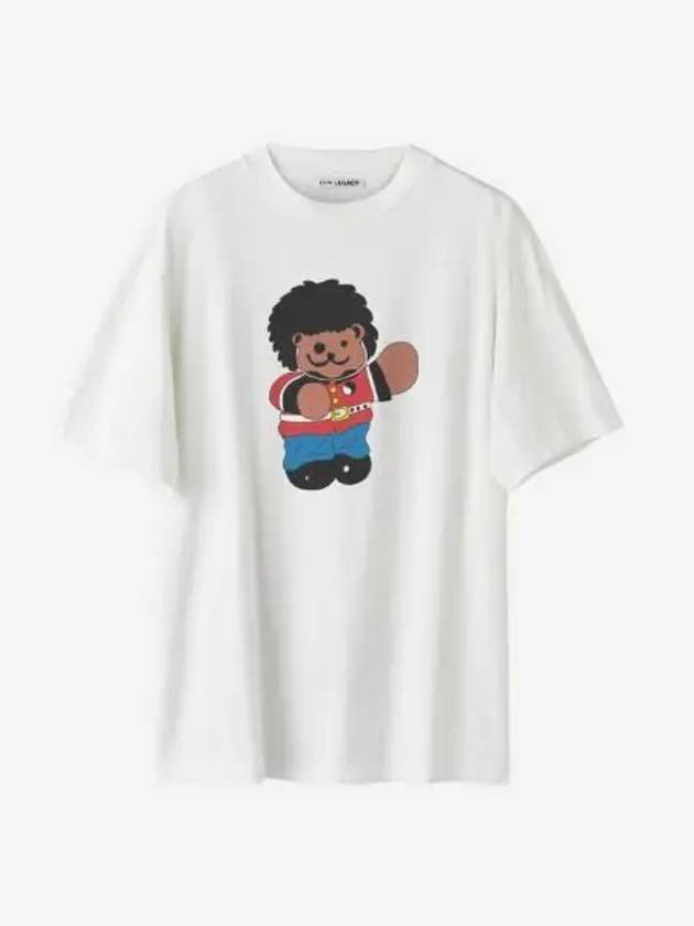 아워레가시 박스 티셔츠 런던 베어 프린트 화이트 Our Legacy Box T Shirt London Bear Print White