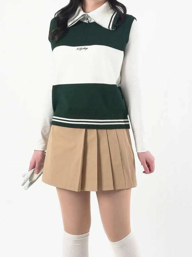 티앤드 여성 골프 훌리 조끼 베스트 니트골프조끼 골프웨어