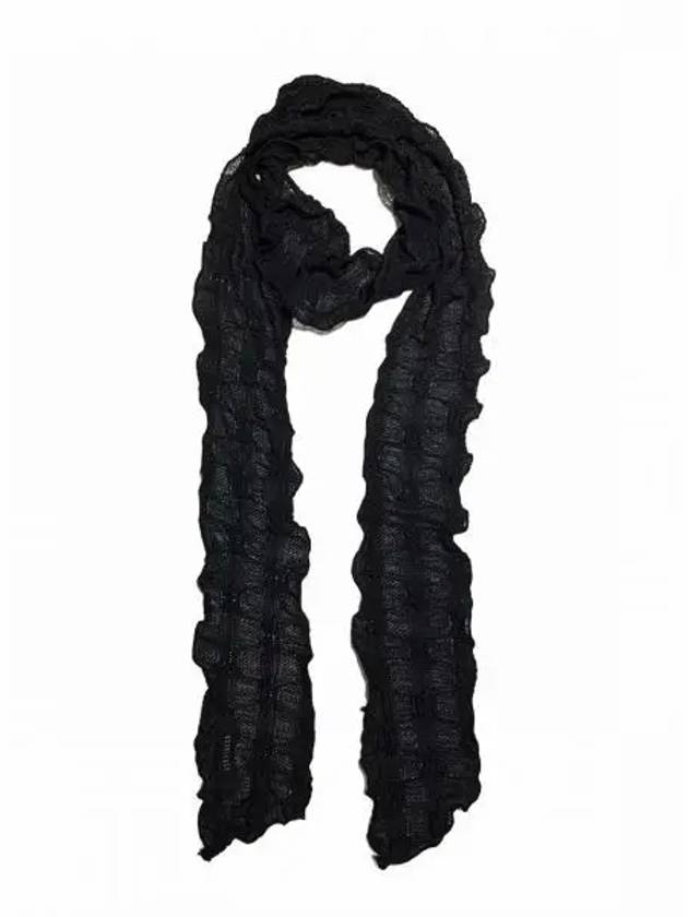 KOOKEESEE Lace Scarf Black