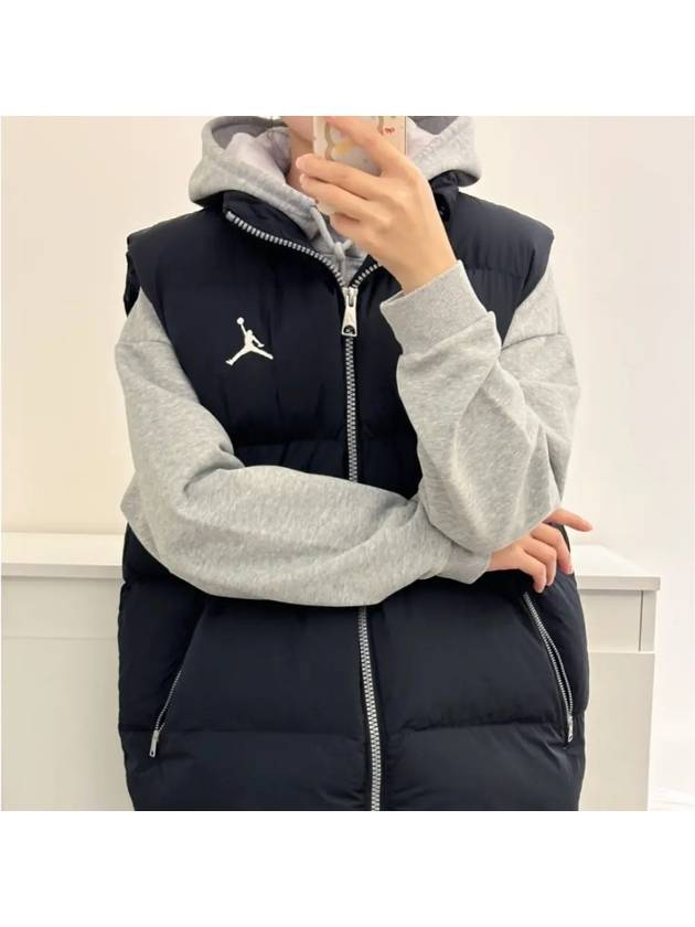 나이키 조던 패딩조끼 프리미엄 보온 베스트 블랙 에디션