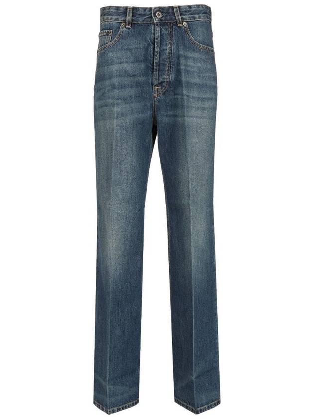 미우미우 GWP500 S OOO 1568F0008 High waisted denim jeans