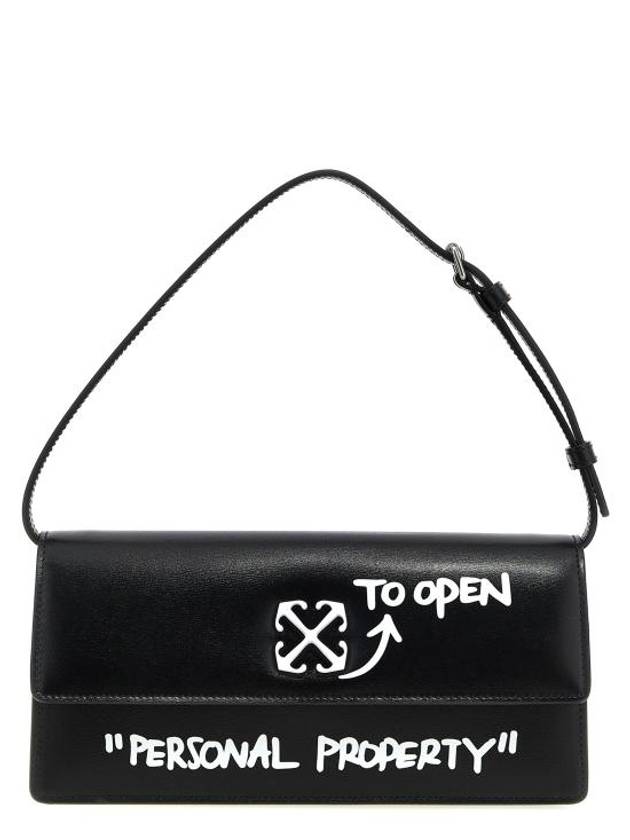 25SS 오프화이트 숄더백 OWNN172C99LEA00210011001 White Black