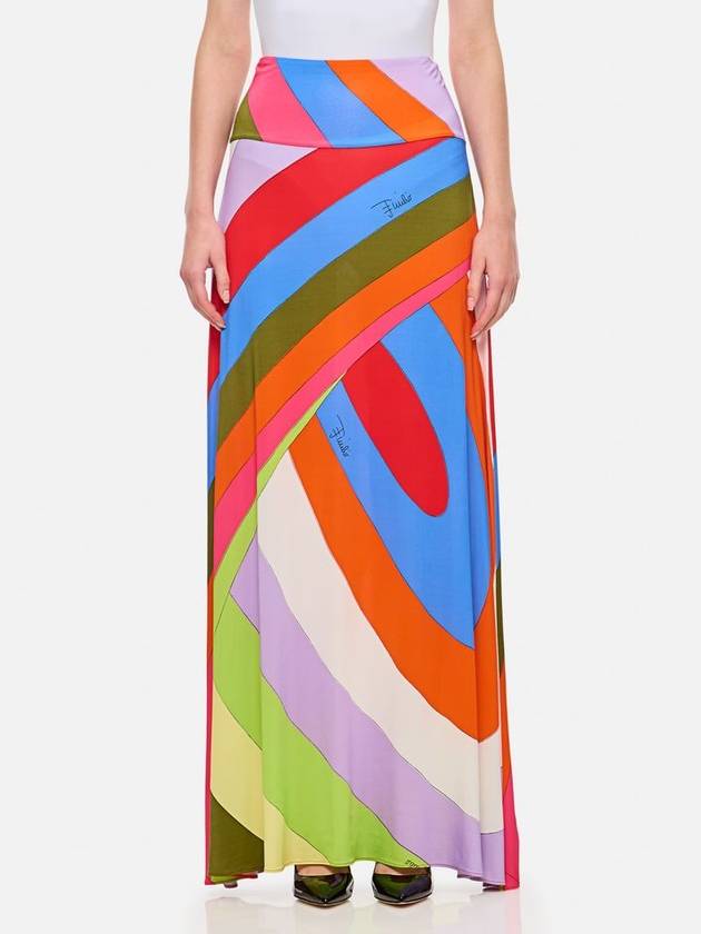 Emilio Pucci Jersey Satin Skirt