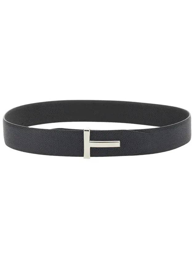 Tom Ford T 아이콘 리버서블 벨트 TB178LCL236S_3LN01DARKNAVYBLACK