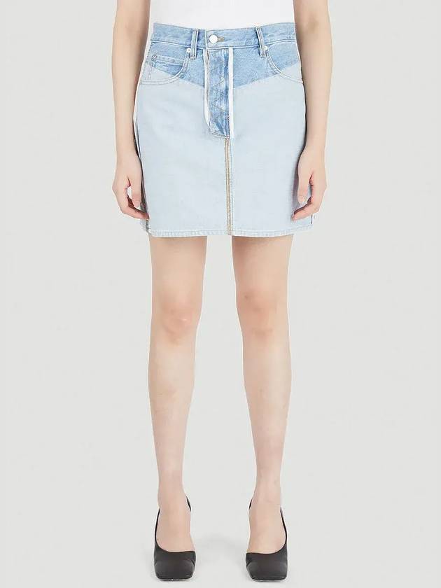 Helmut Lang 리버스 미니 스커트 L06DW301D_0D0