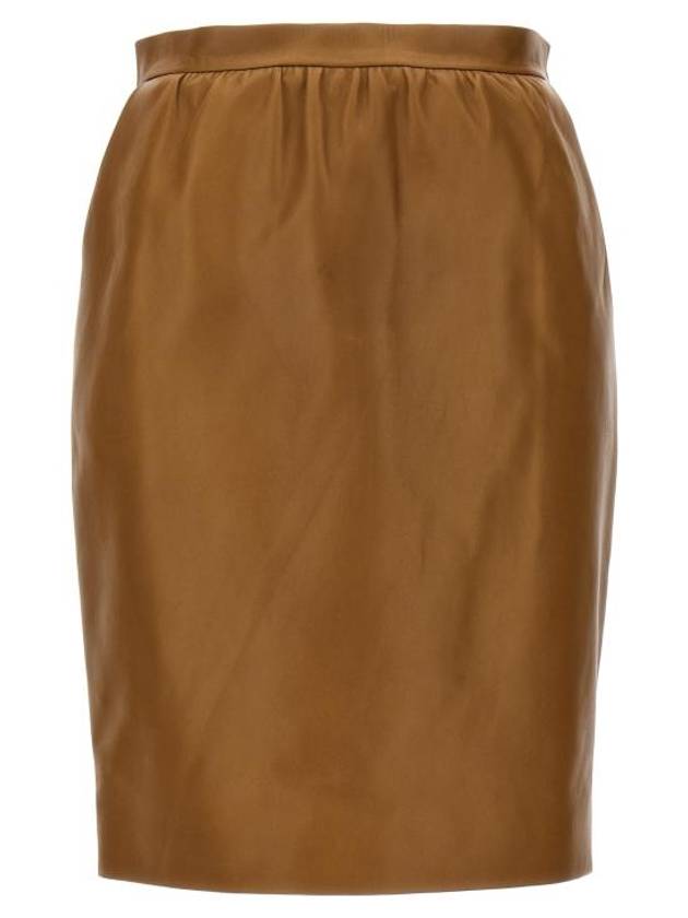 24SS 생로랑 스커트 784247Y5OA22576 Brown