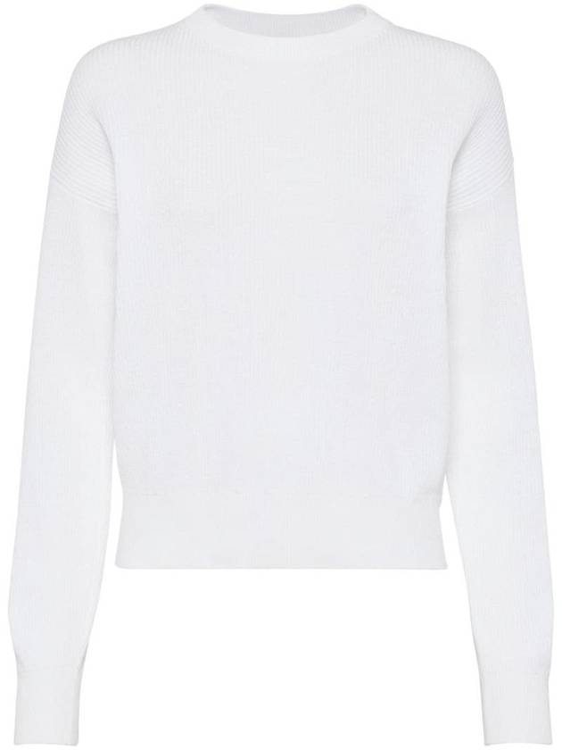 브루넬로 쿠치넬리 크루 넥 코튼 스웨터 M19194700C159