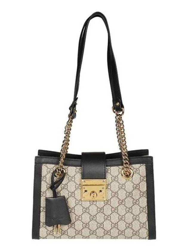 GUCCI 구찌 Padlock 패들락 스몰 숄더백 블랙 498156 KHNKG 9769