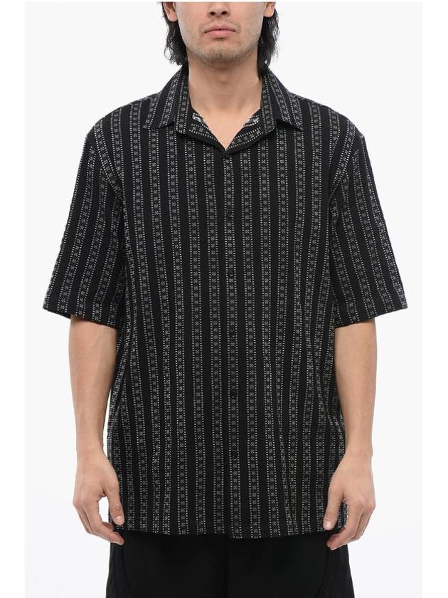 오프화이트 남성 반팔 셔츠