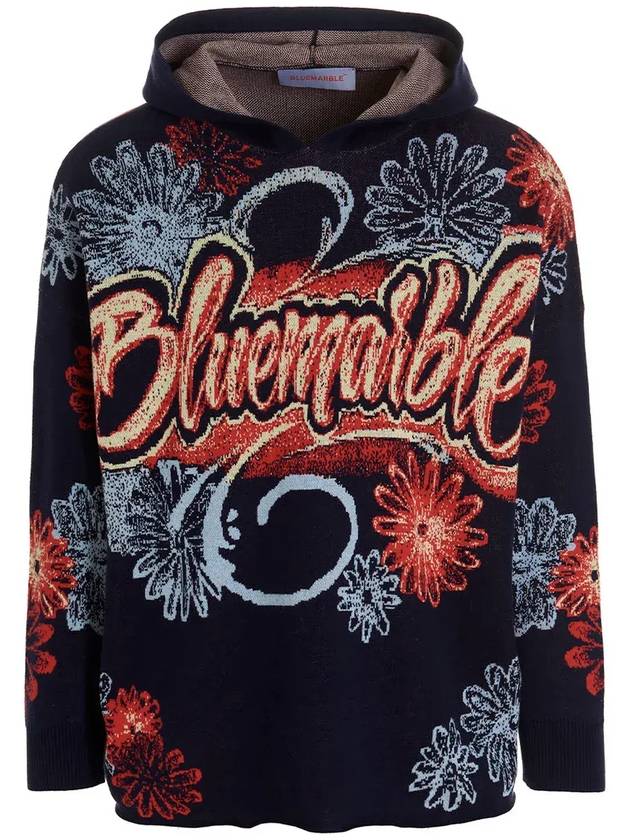 블루마블 니트 자카드 풀오버 HO10KN14A23_NAV