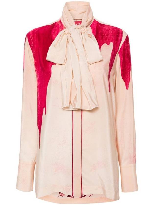 포 레스트리스 슬리퍼스 여성 PRINTED CREPE DE CHINE 셔츠 CA010211TE00762410