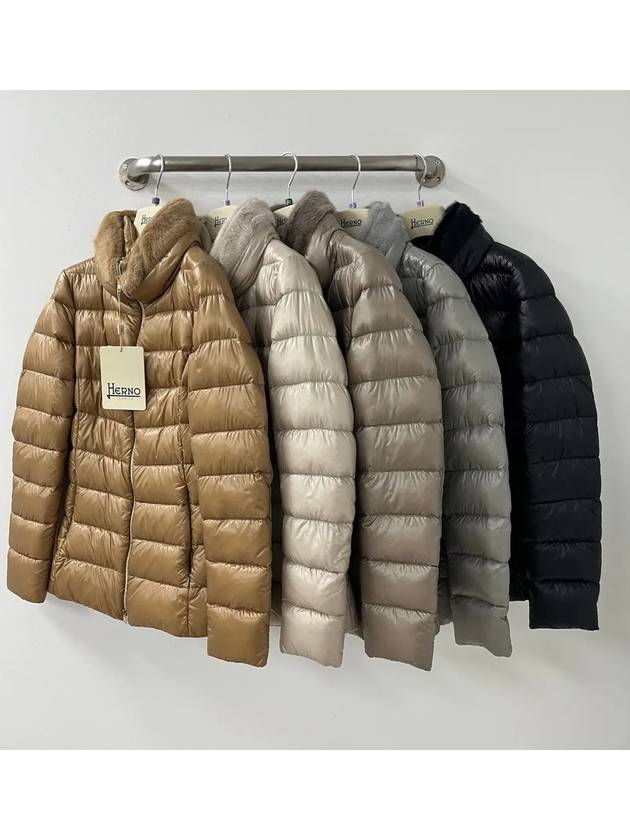 24FW 에르노 여성 클라우디아 벨트 패딩 자켓 샹타이 카멜 그레이 블랙 베이지  PI0485DIC