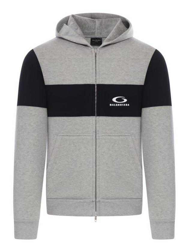 발렌시아가 루프 스포츠 아이콘 후드집업 그레이