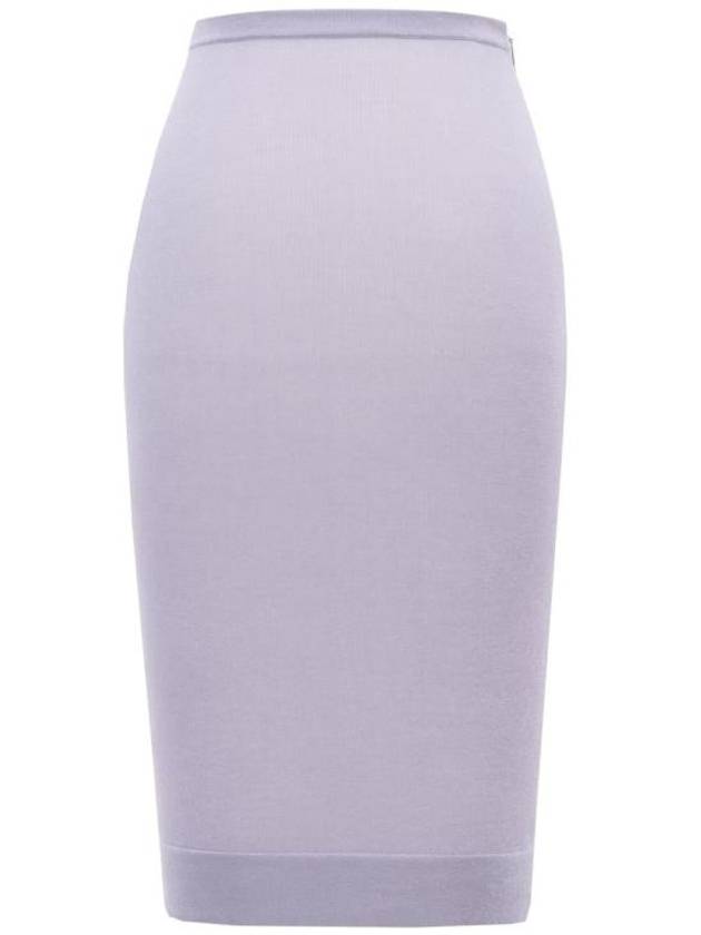 24FW 생로랑 숏 스커트 799280 Y75YK 5127 LILAS CENDRE Multicolor