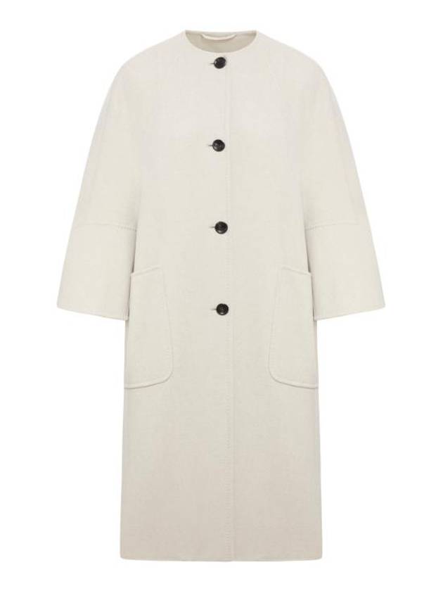 막스마라 버튼 싱글 코트 그레이