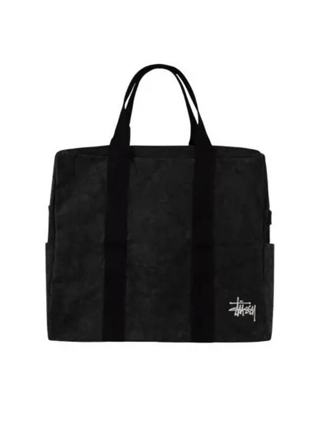 스투시 캔버스 플라이트 백 워시드 블랙 Stussy Canvas Flight Bag Washed Black
