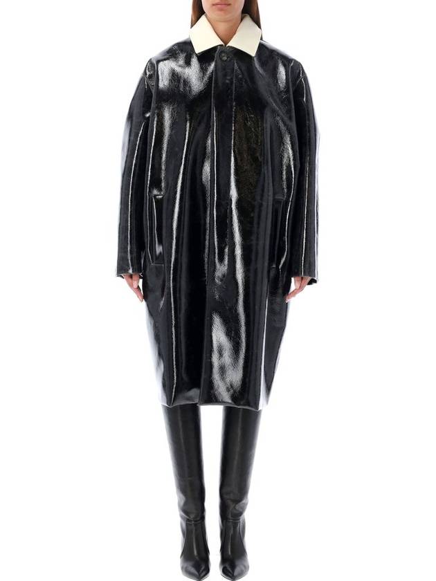 Philosophy Di Lorenzo Serafini 크랙 이펙트 코팅 오버코트