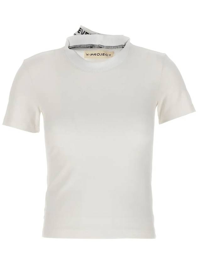 와이 프로젝트 EVERGREENTSHIRT 여성 탑 Top WTS53S23J115EVERGREENWHITE