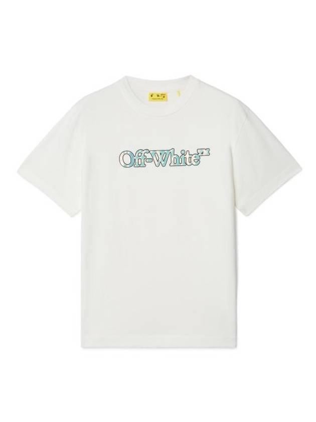 25SS 주니어 오프화이트 티셔츠 OGAA001S25JER001 0172 WHITE SILVER