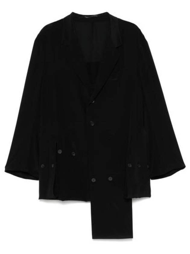 25SS 요지 야마모토 코트 HPJ13502 BLACK