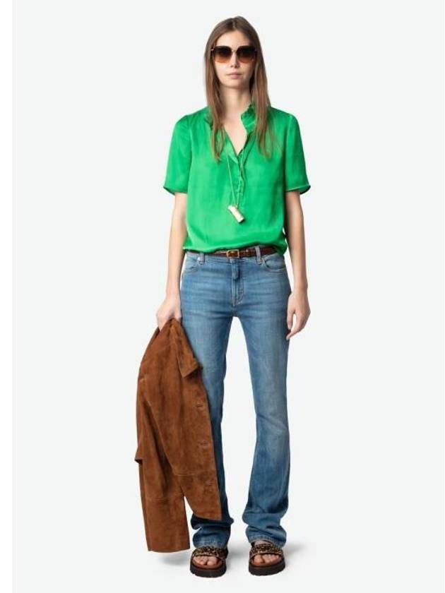 쟈딕앤볼테르 탑HER 새틴 탑