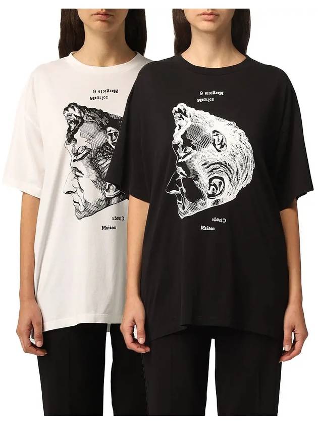 MM6 메종마르지엘라 남녀공용 페이스 프린트 티셔츠 3컬러 S62GD0093 S23955