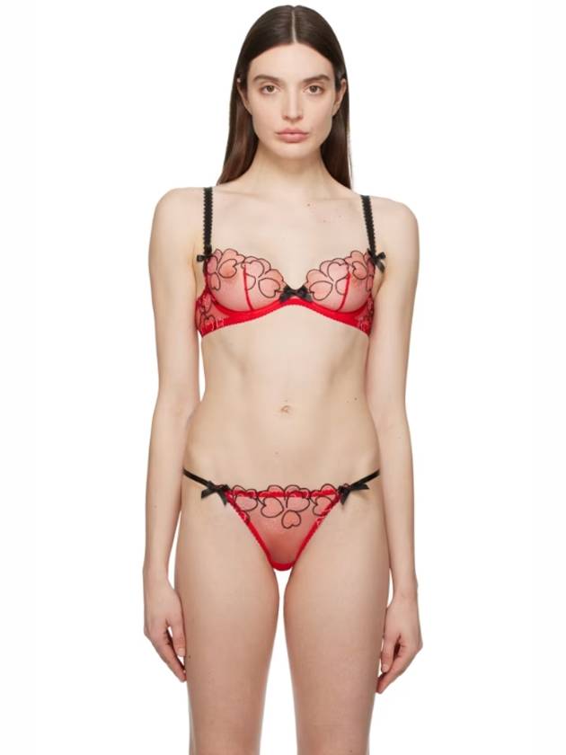Red Maysie Bra 241281F073012