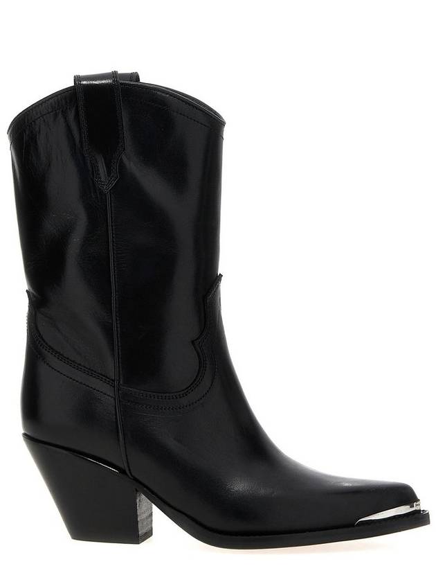 소노라 클라라 뾰족한 발가락 앵클 부츠