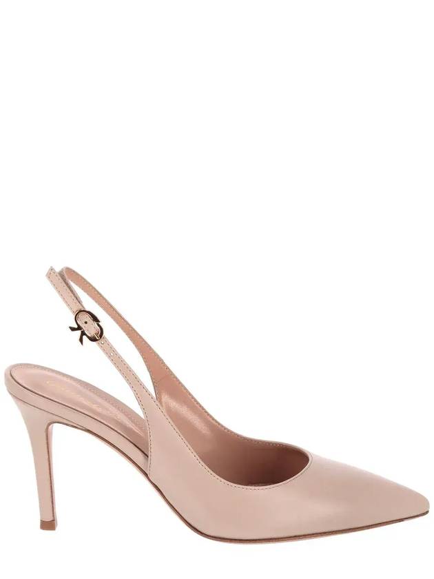 Gianvito Rossi 리본 포인티드 토 슬링백 펌프스 G9526485RICVIT_MOUS
