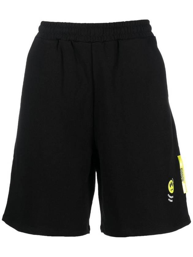 Barrow Logo-patch cotton shorts