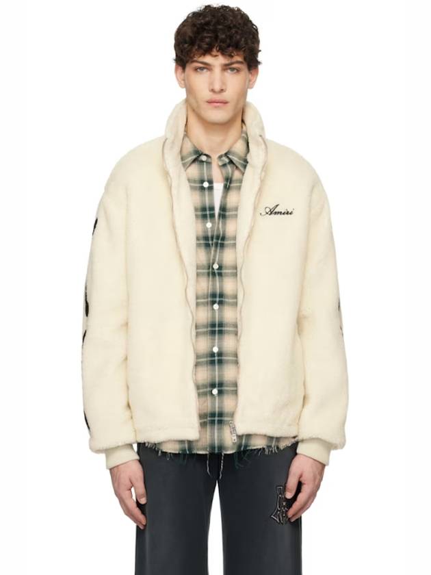 Off White Bones Fleece Jacket 251886M180007