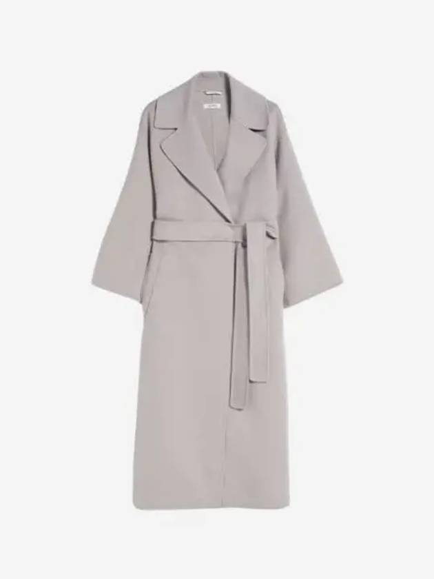 W S 막스마라 울 로브 코트 라이트 그레이 W S Max Mara Wool Robe Coat Light Grey