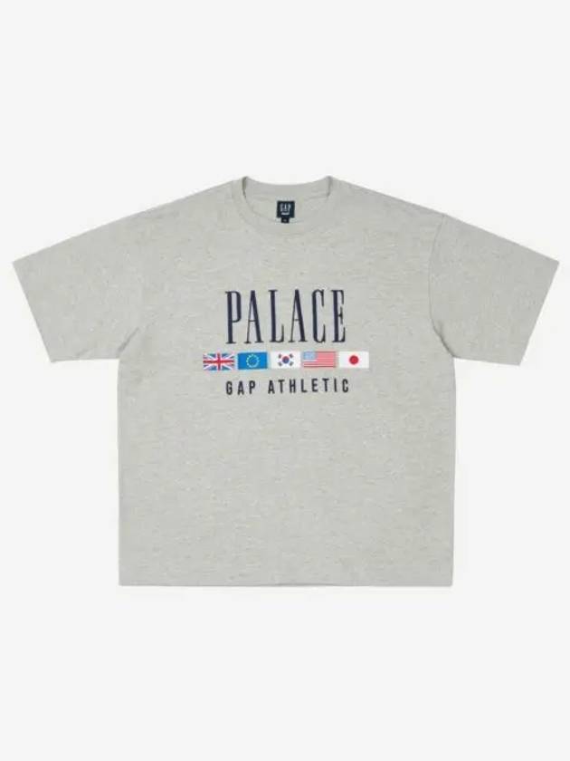 팔라스 x 갭 헤비 저지 티셔츠 그레이 24SS Palace x Gap Heavy Jersey T Shirt Grey 24SS