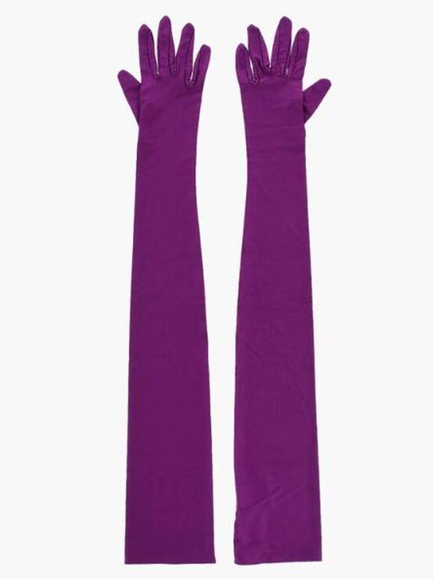 NB22 알렉산드라 보티에 여성 장갑 Viscose Color Block Opera Gloves 649672