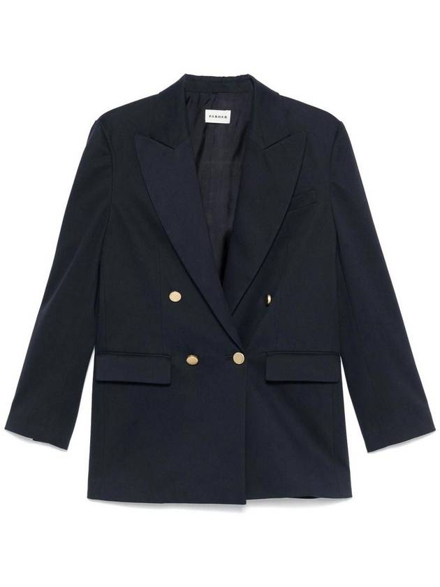 P. A.R. O.S. H. Crew Cotton Blend Blazer Jacket