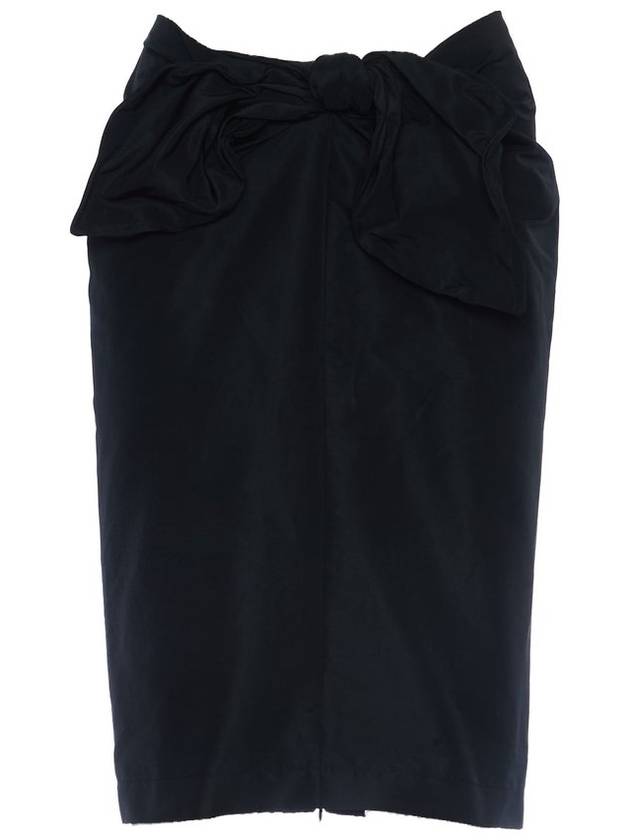 Nº21 오버사이즈 리본 디테일 스커트