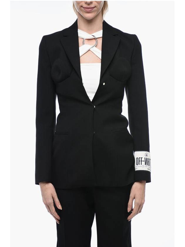 오프화이트 여성 자켓