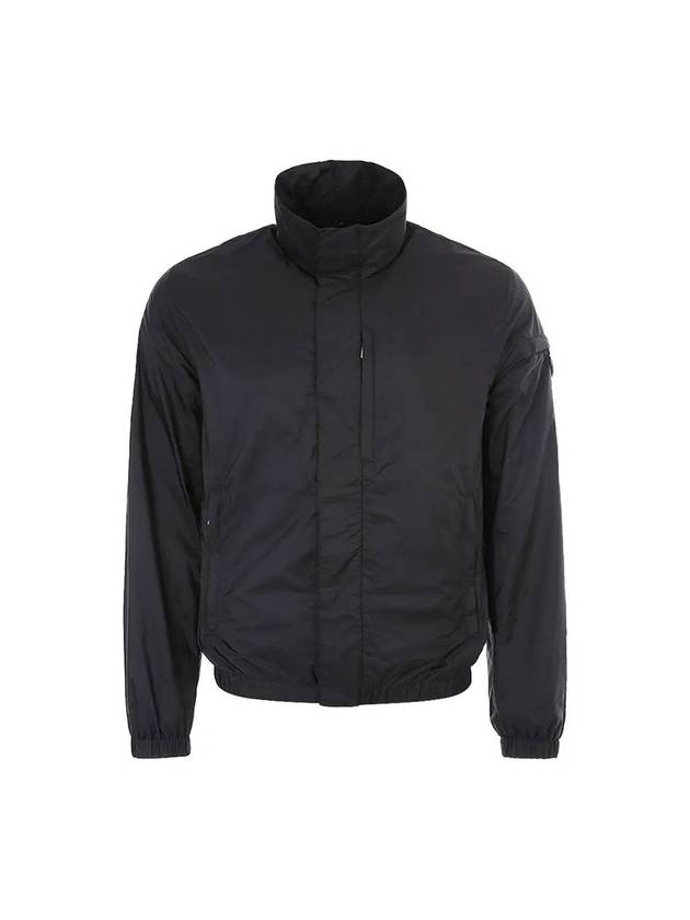 프라다 삼각 로고 윈드브레이커 블랙