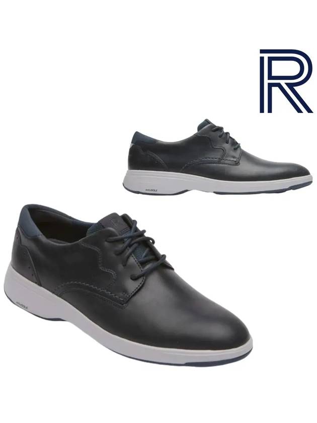 락포트 구두 노아 옥스퍼드 남성화 신발 네이비