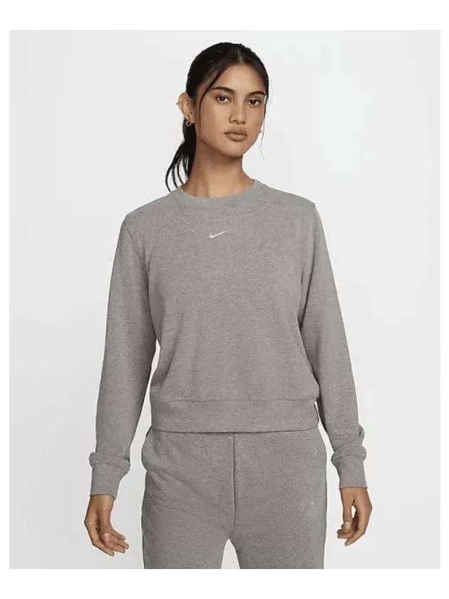나이키 드라이핏 원 우먼 크루넥 프렌치 테리 스웨트셔츠 FB5125 091